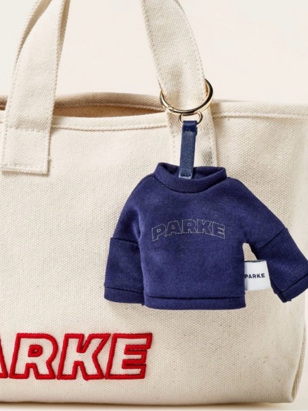 NWT TARGET x PARKE MOCKNECK SWEATSHIRT KEYCHAIN